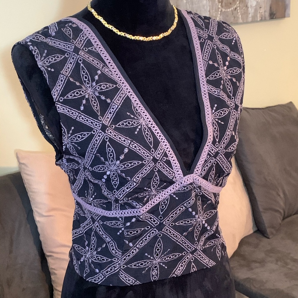‼️SOLD‼️ FREE PEOPLE NWT Eyelet Embroider Bralette - Picture 5 of 7